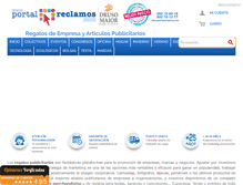 Tablet Screenshot of portalreclamos.com